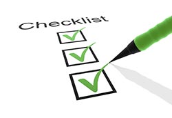 a checklist