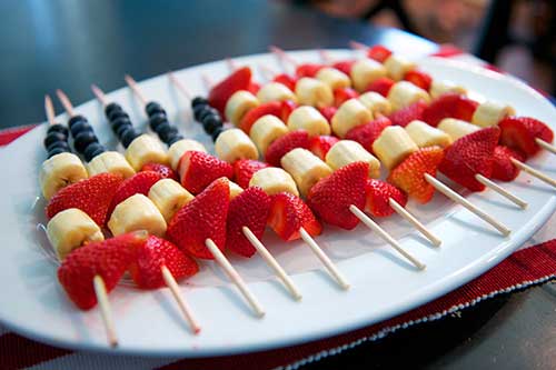 American Flag Fruit Tray